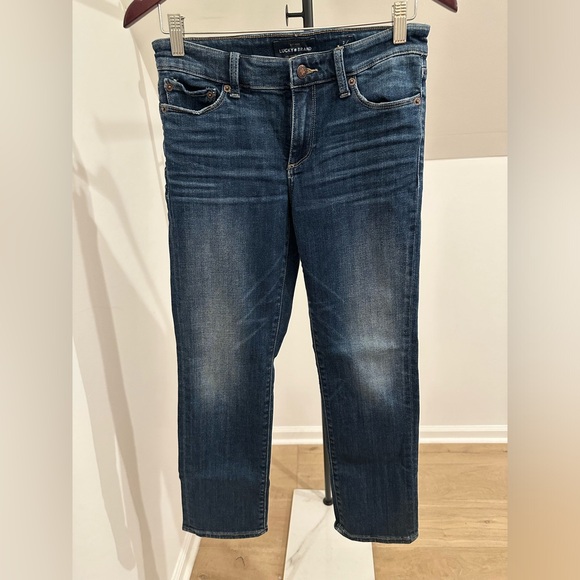Lucky Brand Dark Wash Cropped Jeans - Picture 1 of 2